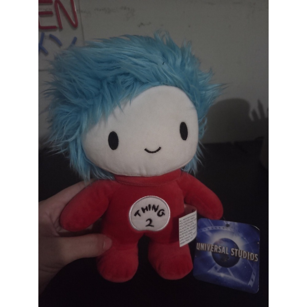 Universalโ Studios Dr. Seuss Thing 2 Cutie Plush Toy With Tag D32